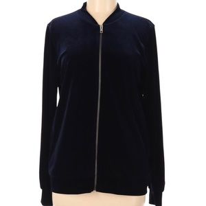 BP Bomber Style Velvet Jacket